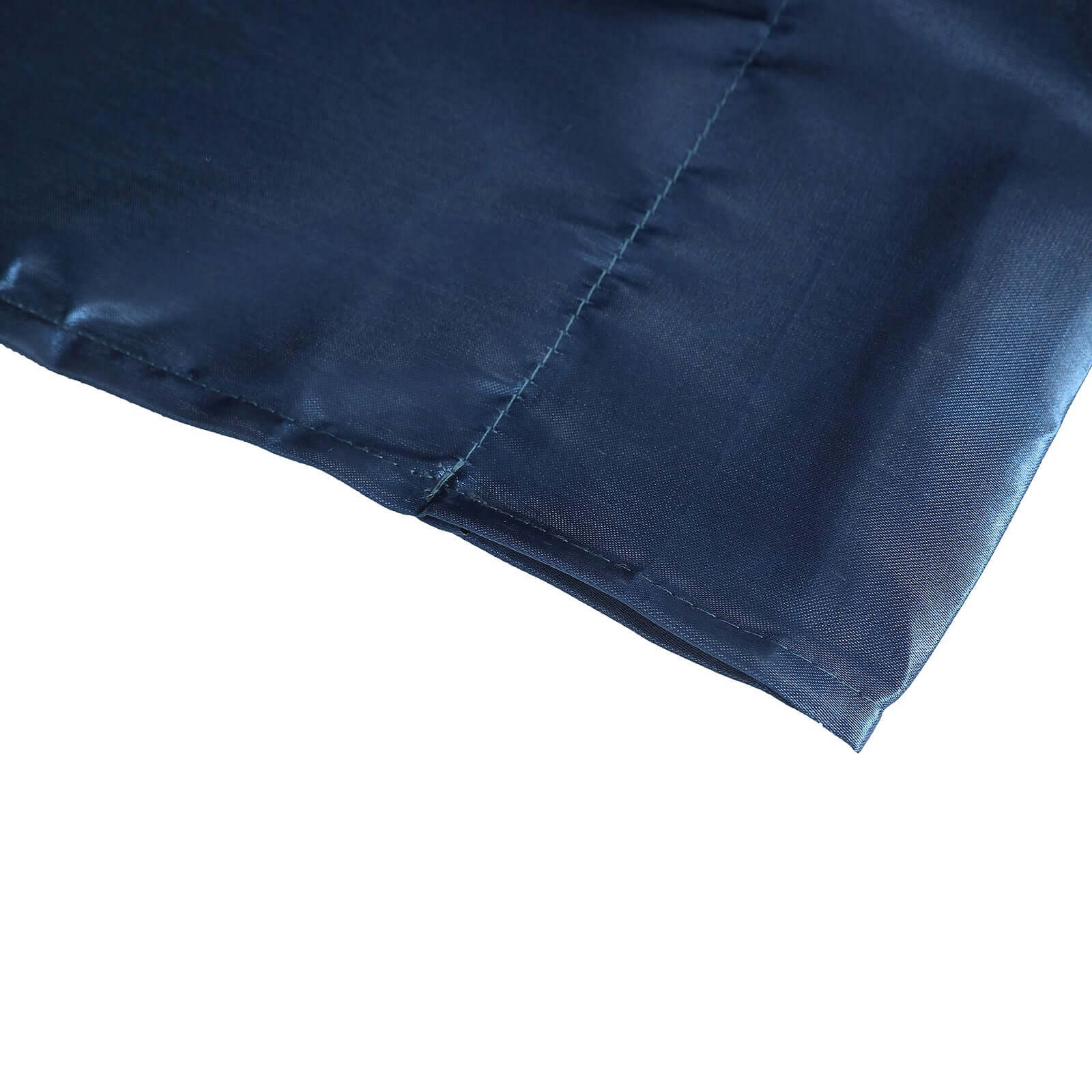 Navy Blue Satin Backdrop Drape Curtain, Photo Booth Event Divider Panel - 8ftx10ft