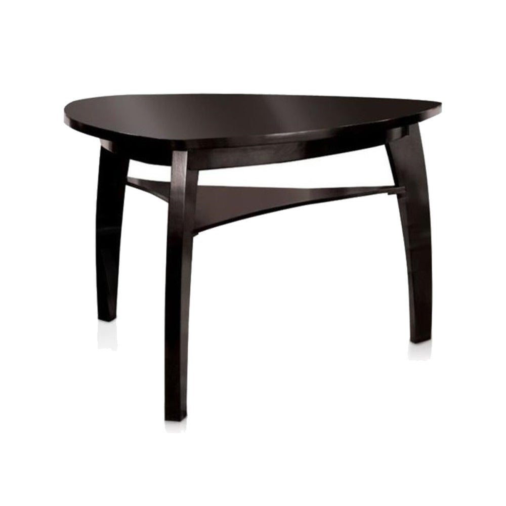 Wooden Counter Height Seating Table in Black Finish