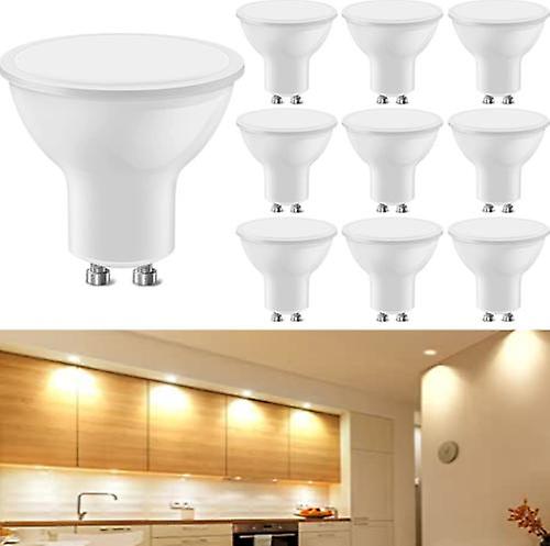 10pcs Gu10 Led Bulbs Spot Light Lamps Warm White Down Lights Lightbulbs A+ Gifts