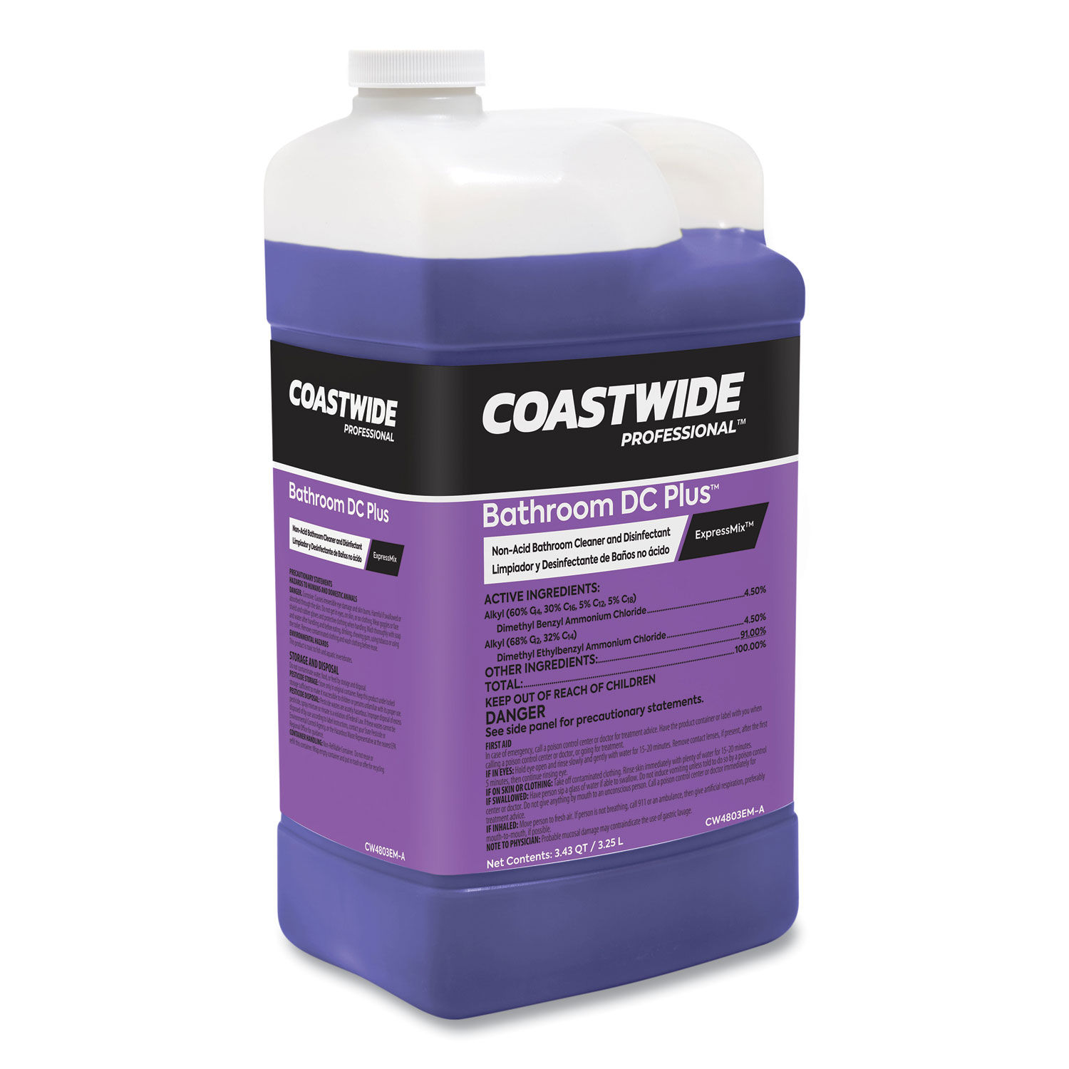 Bathroom DC Plus Cleaner and Disinfectant Concentrate for ExpressMix by Coastwide Professionalandtrade; CWZ24321406