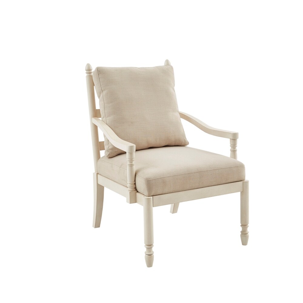 Braxton Cream Accent Chair by Martha Stewart