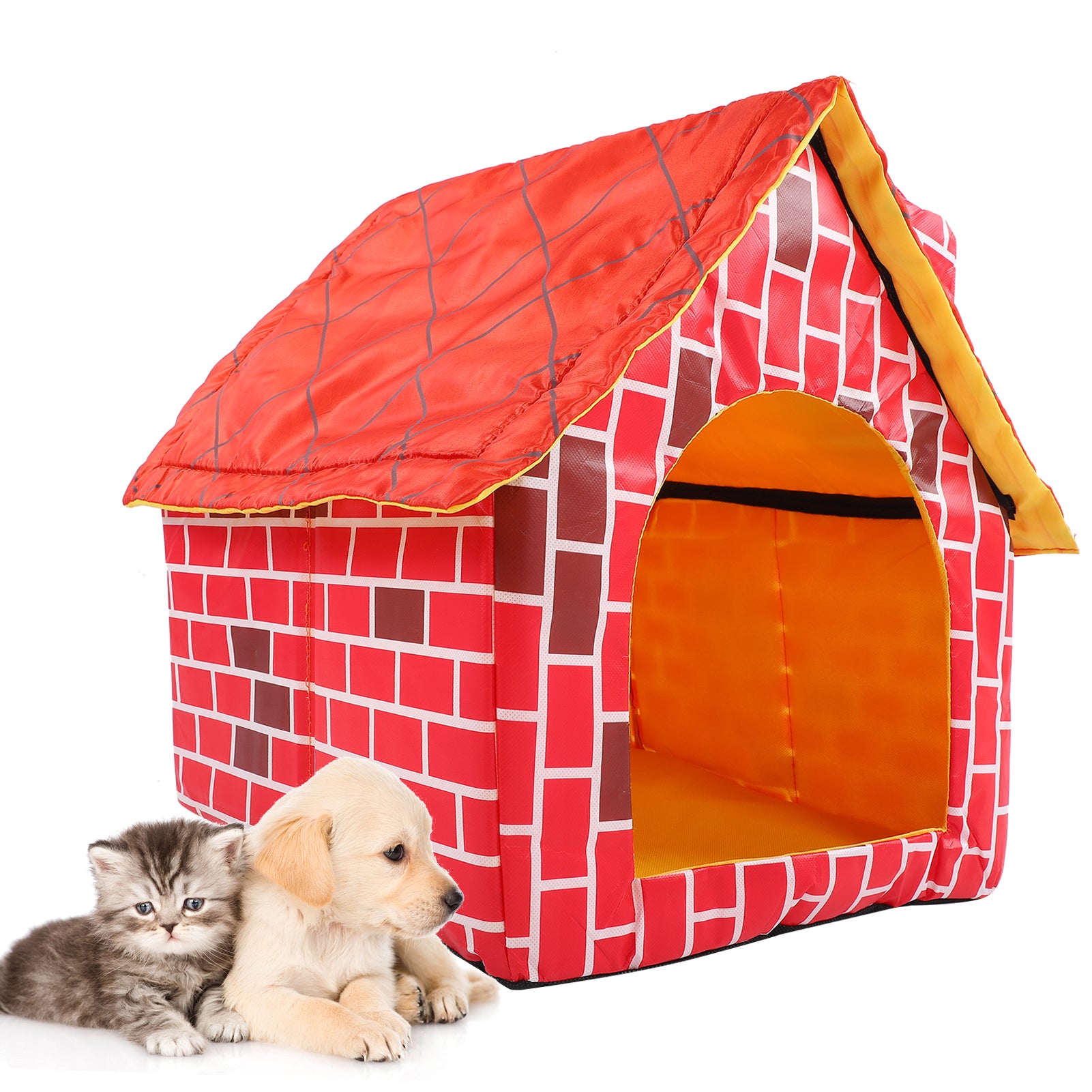 Fashionable Pet Supplies， Easy To Clean Pet House， -Looking Pets Shop For Pets Home Cat Red