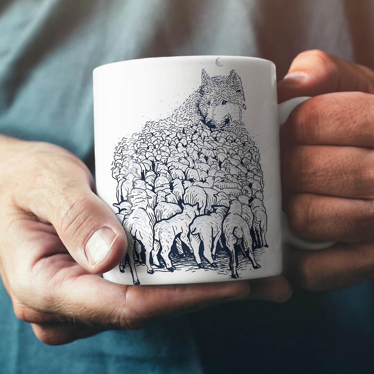 Wolf Sheep Herd Animal NEW White Tea Coffee Ceramic Mug 11 oz | Wellcoda