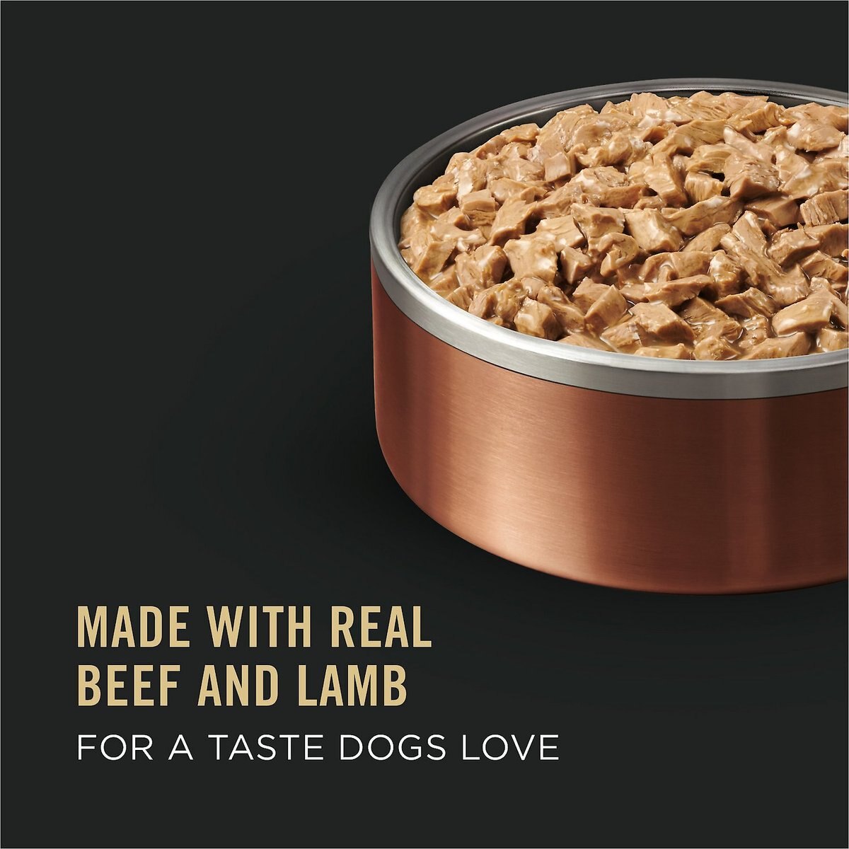 Purina Pro Plan Adult Shredded Beef and Lamb Entree in Gravy Canned Dog Food