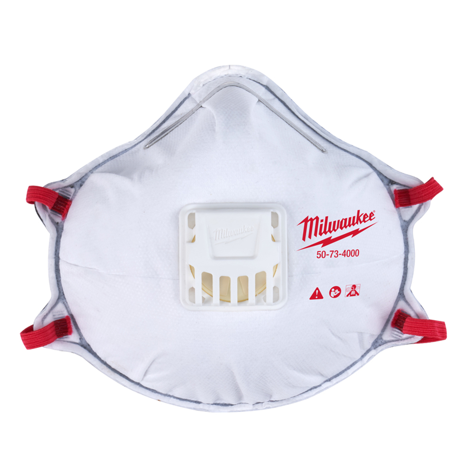 MW N95 Multi-Purpose Respirator with Gasket Valved White One Size Fits All 3 pk