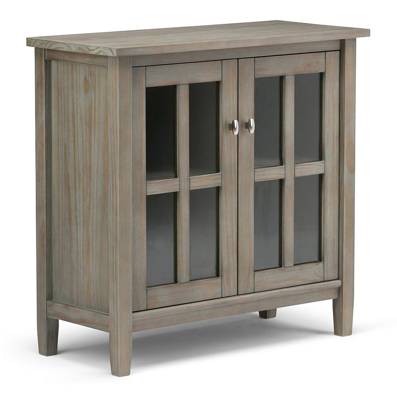 Simpli Home Warm Shaker 2-Door Storage Cabinet