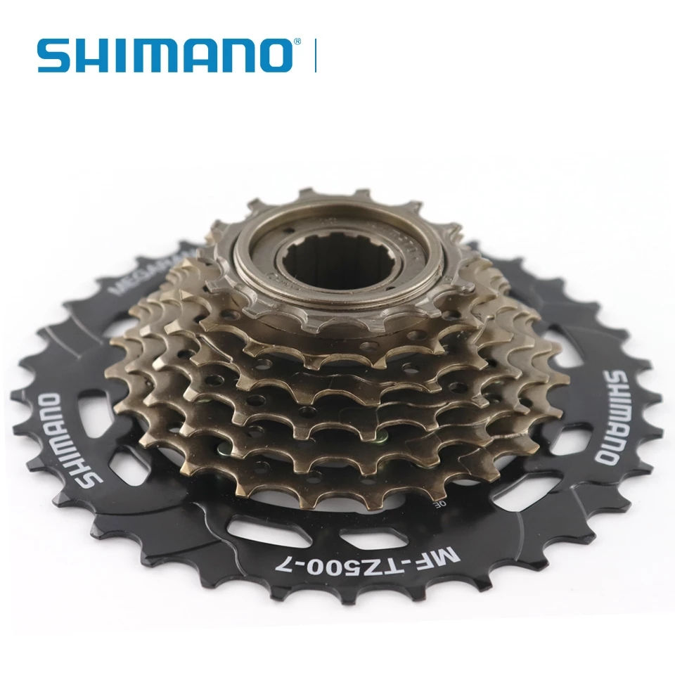 Shimano MF TZ500  7 Cassette 7 Speed Bicycle Freewheel 14 28T 14 34T TZ500 7 Cassette MTB Road Cycling Bike Cassette Sprocket