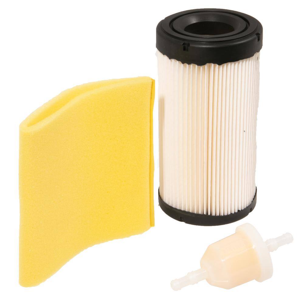 Troy-Bilt Air Filter and Fuel Filter Kit for Riding Mowers with Single-Cylinder Briggs and Stratton Engines 490-950-Y059