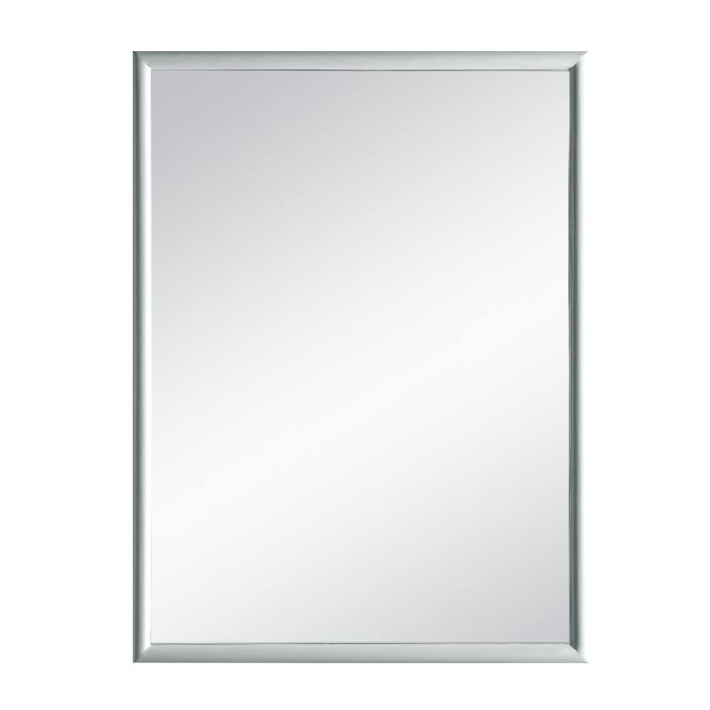 Home Decorators Collection Walter 24.00 in. W x 32.00 in. H Framed Rectangular Bathroom Vanity Mirror in Dove Grey Walter MR-G