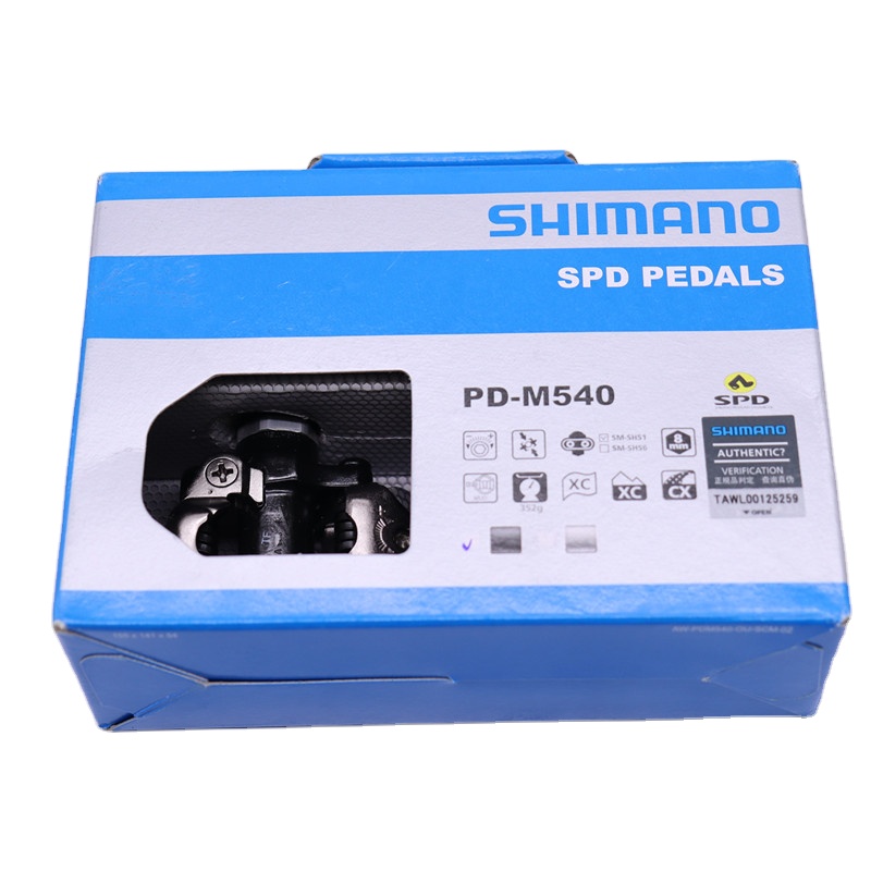 Original Shimano PD M520 MTB Mountain Bike Bicycle Pedal Bicycle Self locking Lock Feet Bicycle Parts Bike Accessories