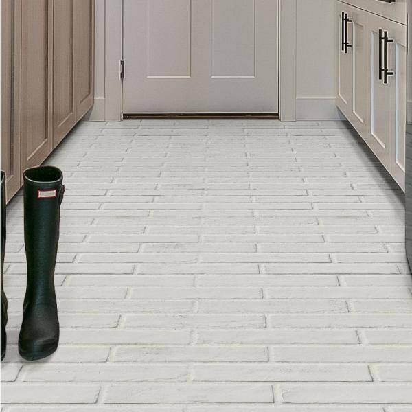 MSI Capella White Brick 2-13 in. x 10 in. Matte Porcelain Floor and Wall Tile (5.15 sq. ft.case) NCAPWHIBRI2X10