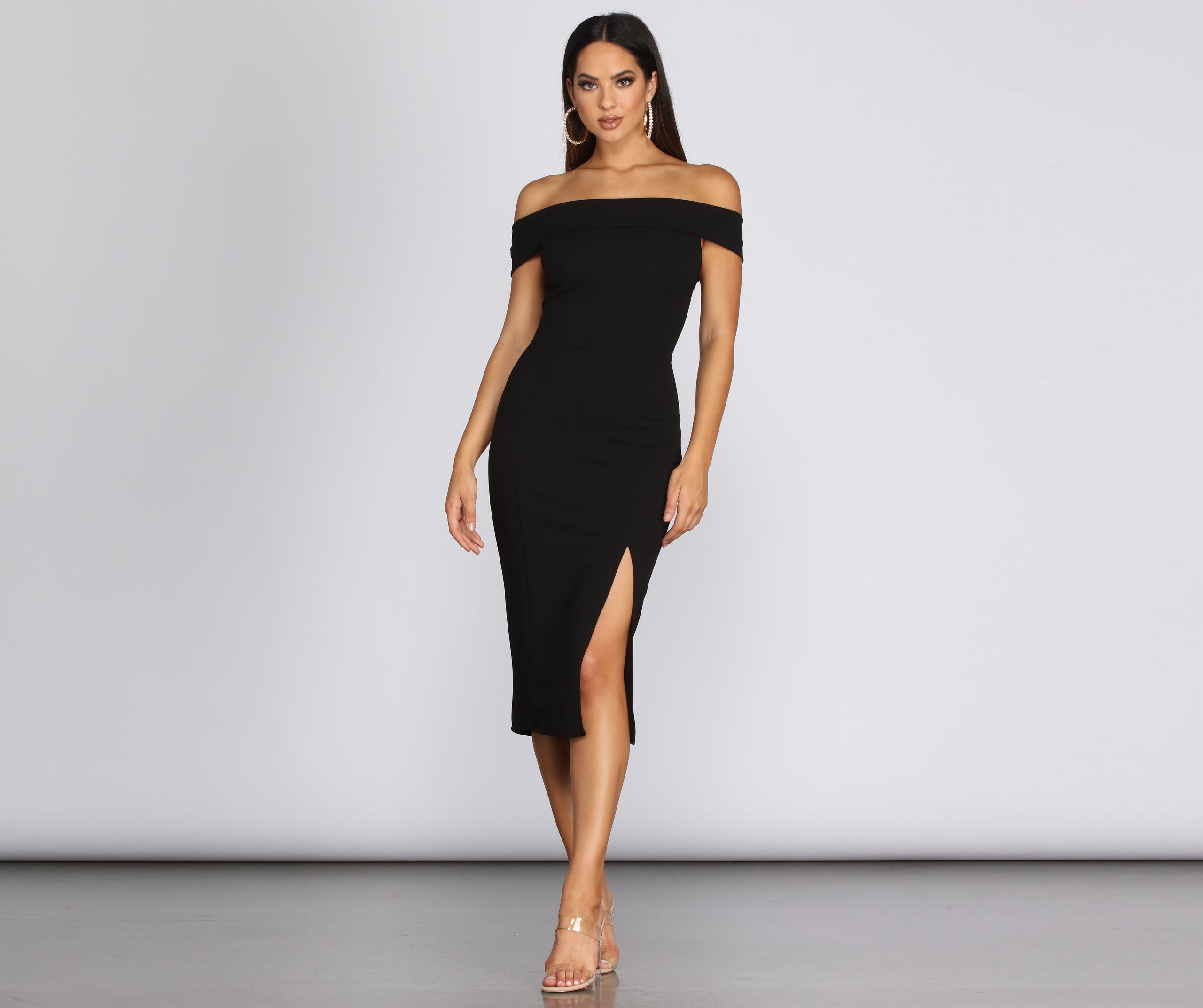 Layla Formal Sequin Midi Dress