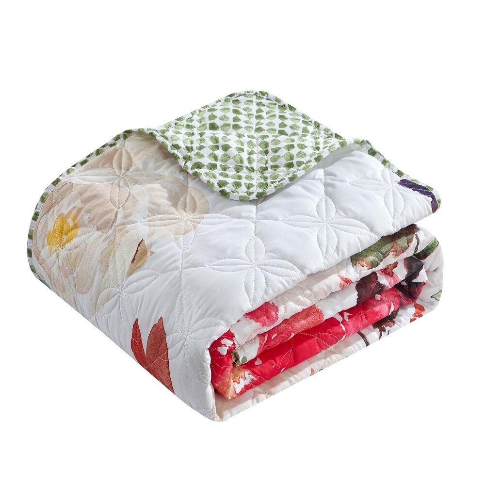 Chic Home Domaine Floral Quilt Set