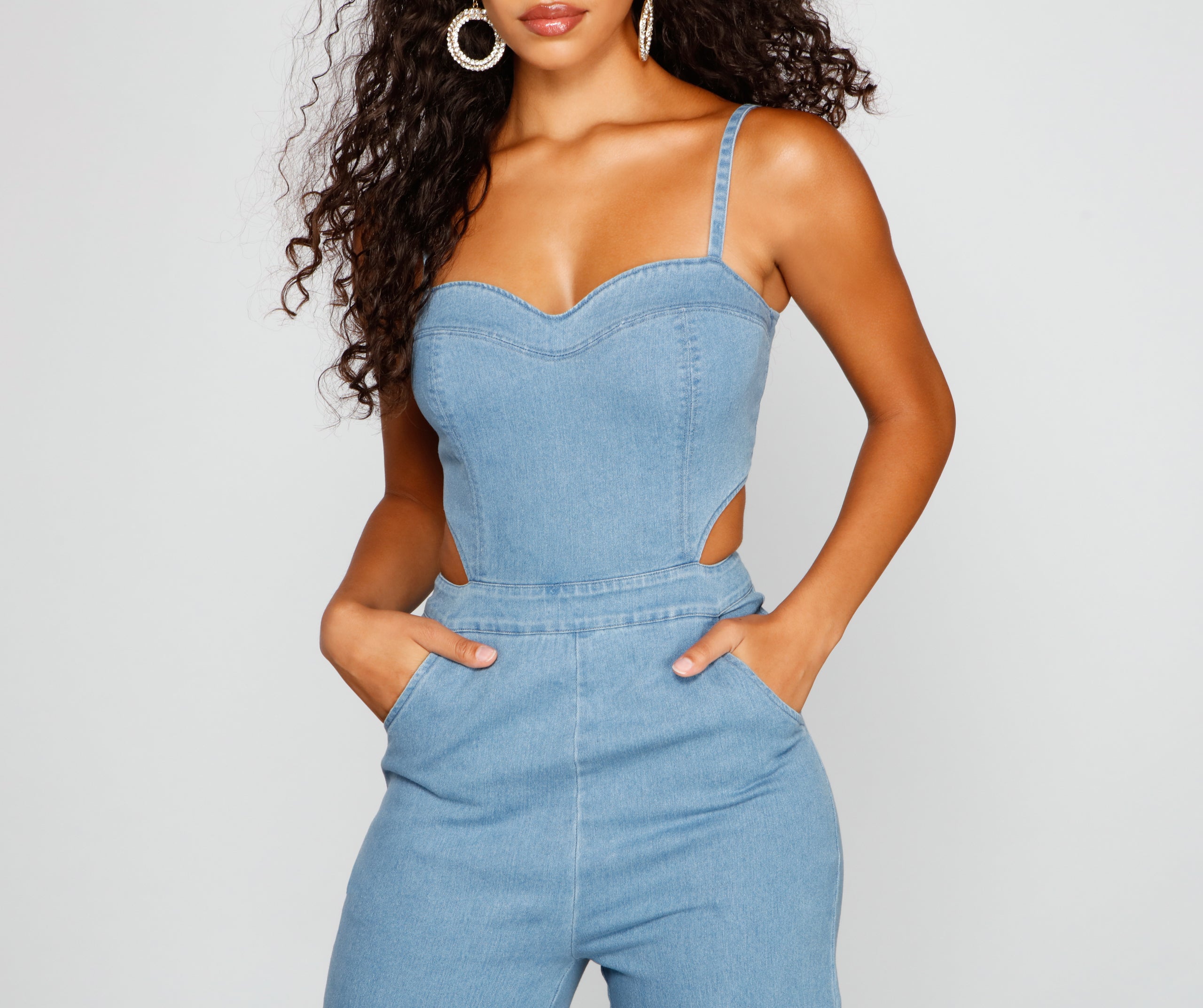 Style Icon Denim Jumpsuit