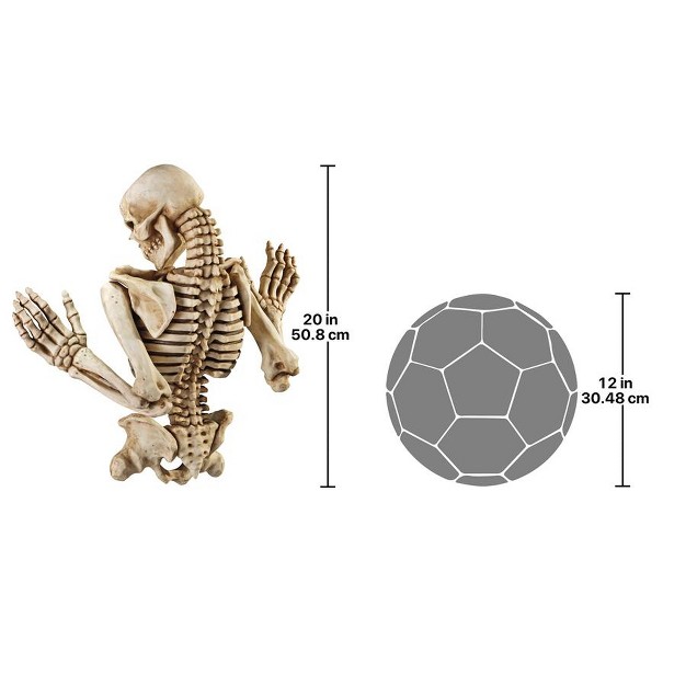 Design Toscano Ascending Evil Climbing Skeleton Wall Sculpture