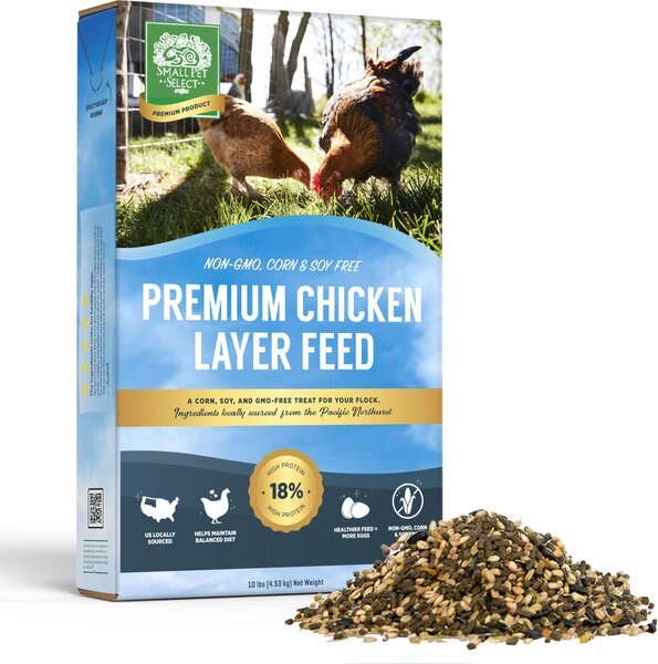 Small Pet Select Corn， Soy and GMO Free Poultry Layer Feed