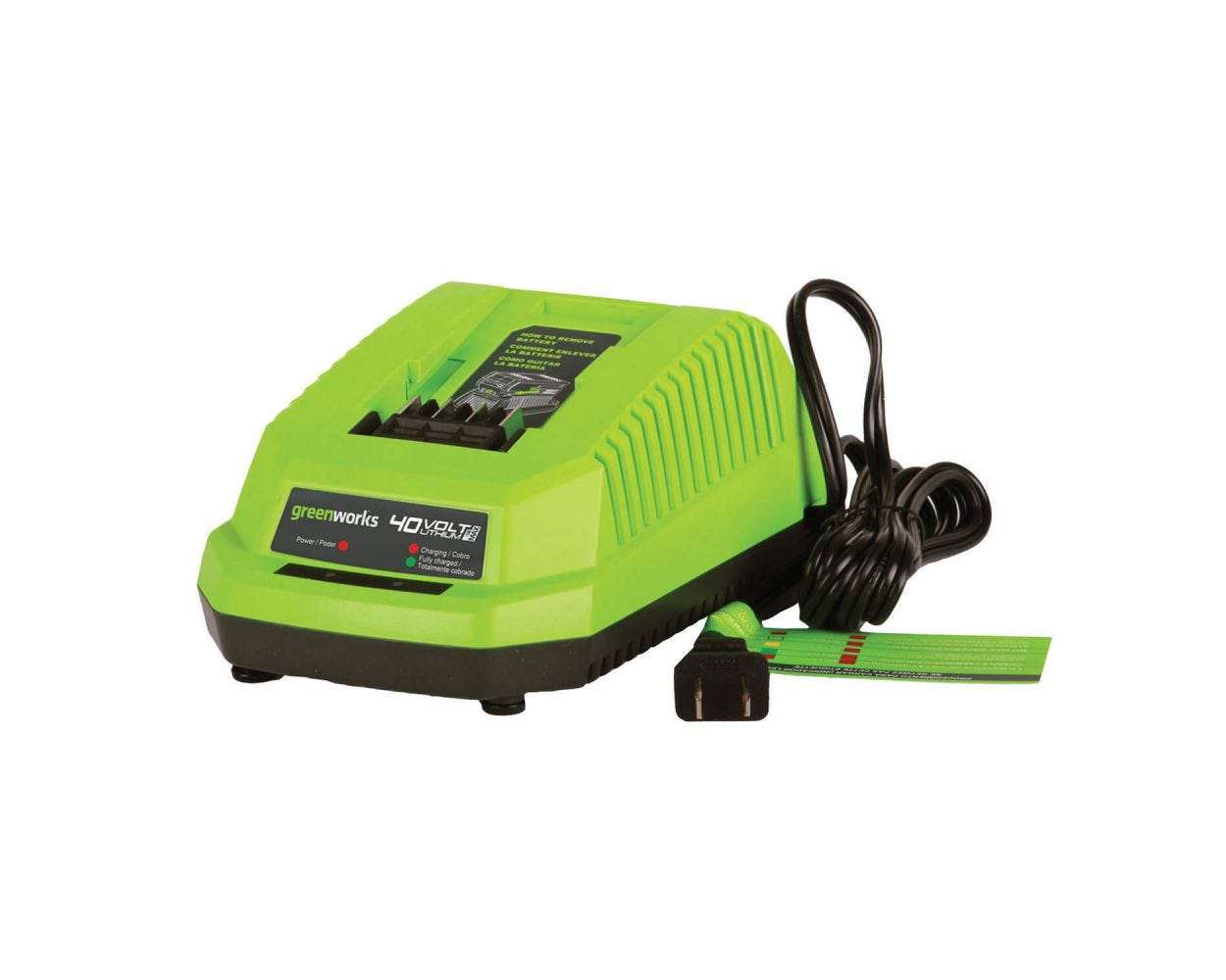 40V Battery Charger | Greenworks Tools