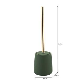 Elle Decor Lisse Wide Bowl Toilet Brush in Emerald EL-44270-EMERALD