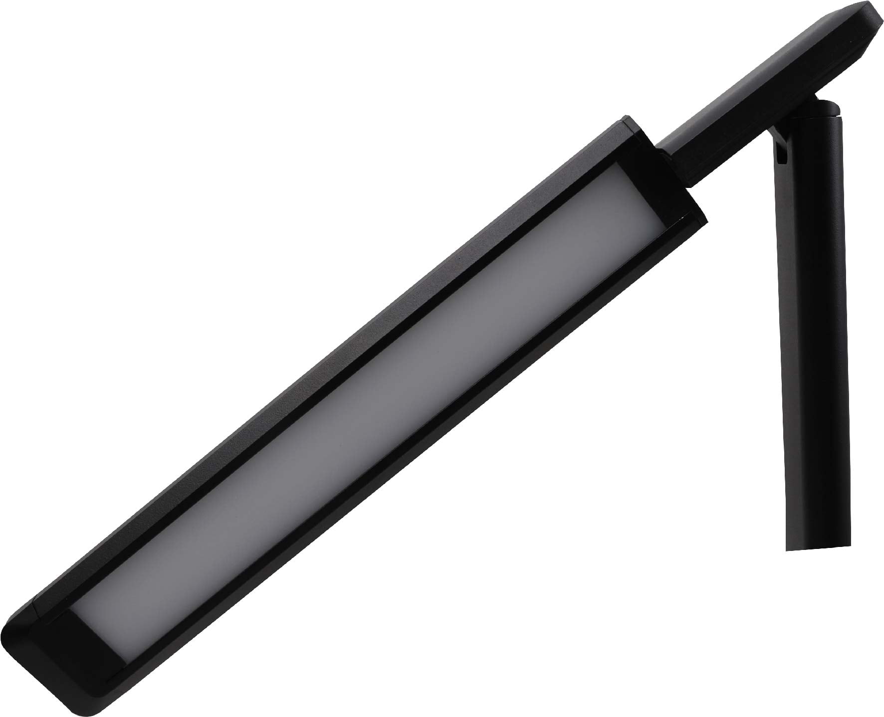 Mainstays Dimmable Plastic LED Desk Lamp with USB Charging Port， Black with Powder Coating