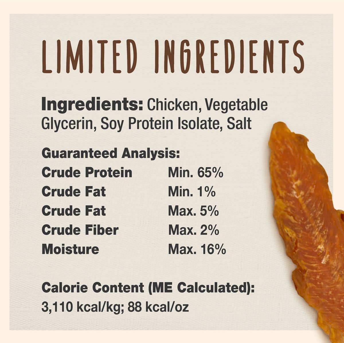 Cadet Gourmet Chicken Breast Dog Treats， 14-oz bag