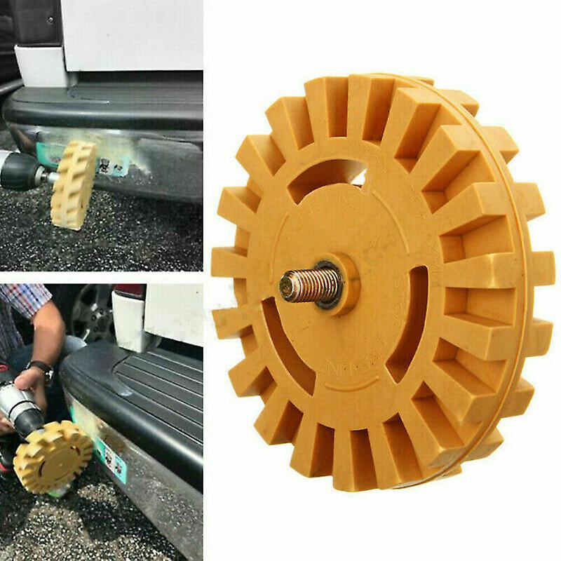 4 Inch Pneumatic Degumming Wheel Rubber Grinding Tire Polishing Wheel Tool