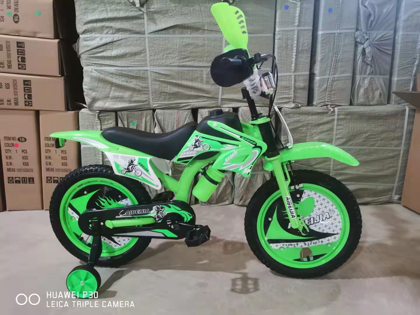 12 16 inch customize factory hot selling cool kids bike for 3 8 years  motor cycle with cushion bicycle for boys