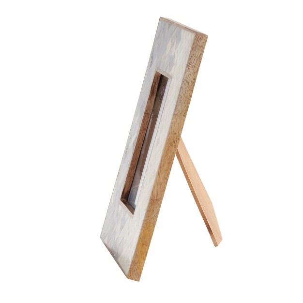 Saro Lifestyle Picture Frame With Bone Fragment Design