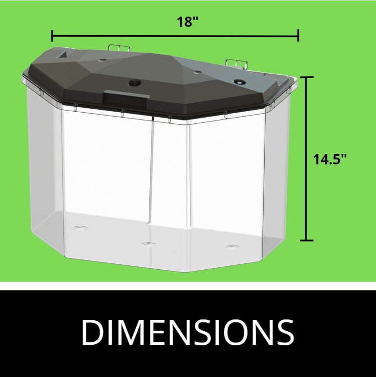 KollerCraft Smart Tank 6.5-Gallon Aquarium Kit， Create Custom LED Light Colors， Monitor Tank Temperature， Schedule Maintenance Reminders and Alerts Easily From Your iPhone or Android