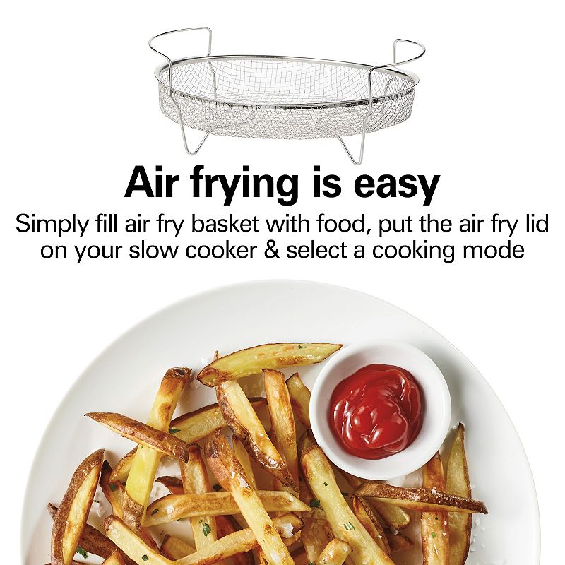 Hamilton Beach Air Fryer Lid for 6-qt. Oval Slow Cookers