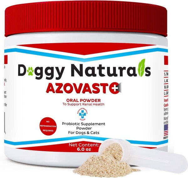 Pet Health Pharma Azovast Plus Powder Kidney Supplement for Dogs and Cats， 6-oz jar