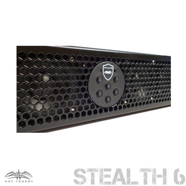 Wet Sounds Stealth 6 Ultra Hd Amplified Soundbar With Remote