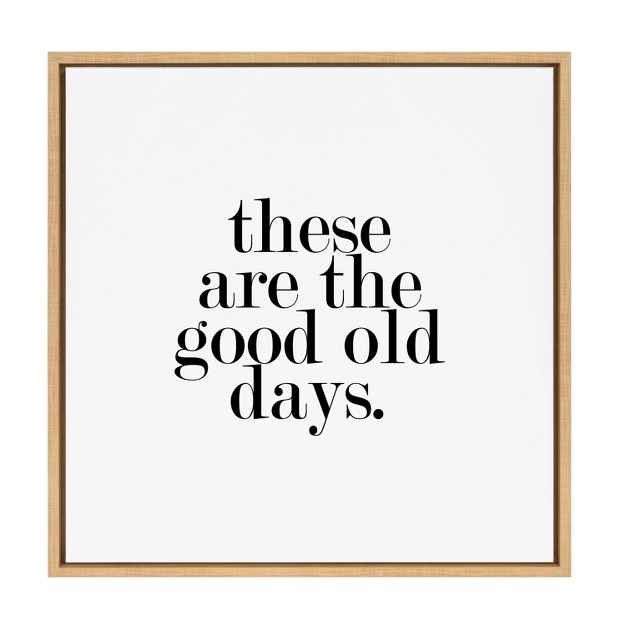 X 22 quot Sylvie Good Old Days Framed Canvas By Maggie Price Natural Kate amp Laurel All Things Decor