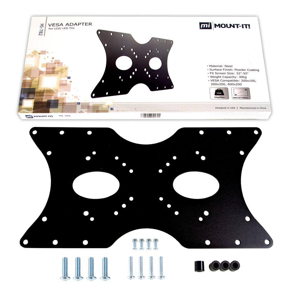 mount-it! 32 in. to 55 in. VESA Mount Adapter Plate for Monitors MI-782