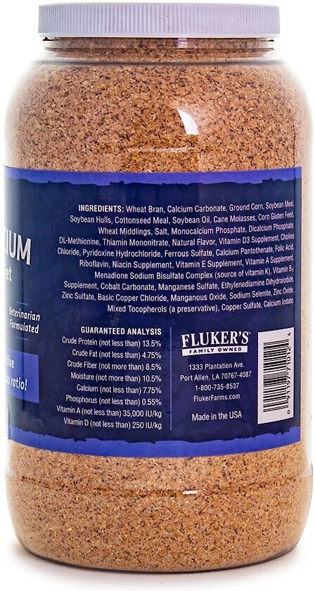 Fluker's Hi Calcium Mealworm Diet Reptile Food