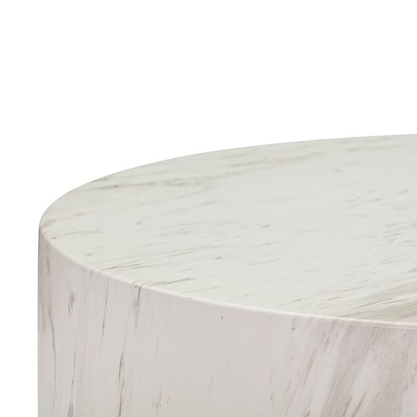 Mimi White Marble Coffee Table