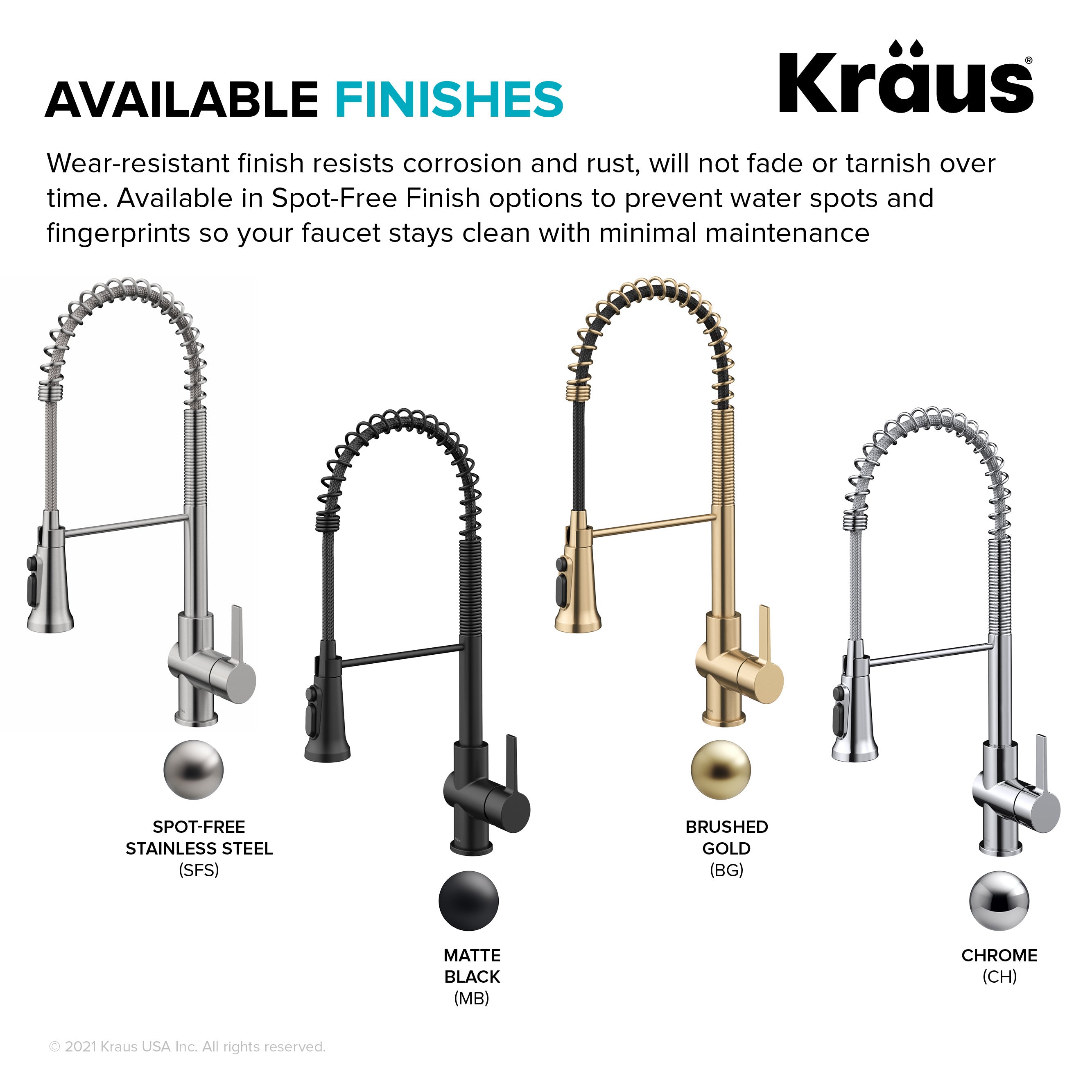 Kraus Britt 2-in-1 Commercial Style Pull-Down Single Handle Water Filter Kitchen Faucet for Reverse Osmosis or Water Filtration System in Matte Black