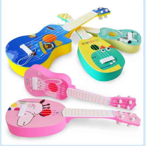 Cute Animal Musical Guitar Toy Ukulele Instrument Children Kid Educational Play Toys Casual Child