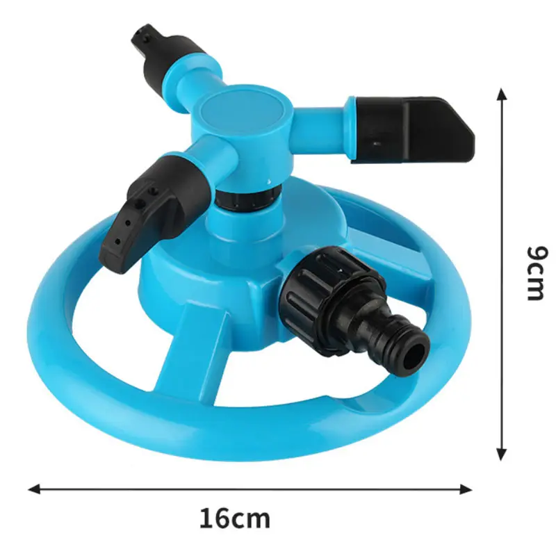 360 Degree Rotation Auto Yard Sprinkler Irrigation System Yard Lawn Sprinkler Vortex Adjustable Garden Sprinkler