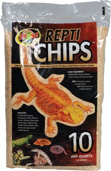 Zoo Med Repti Chips Reptile Substrate， 10-qt