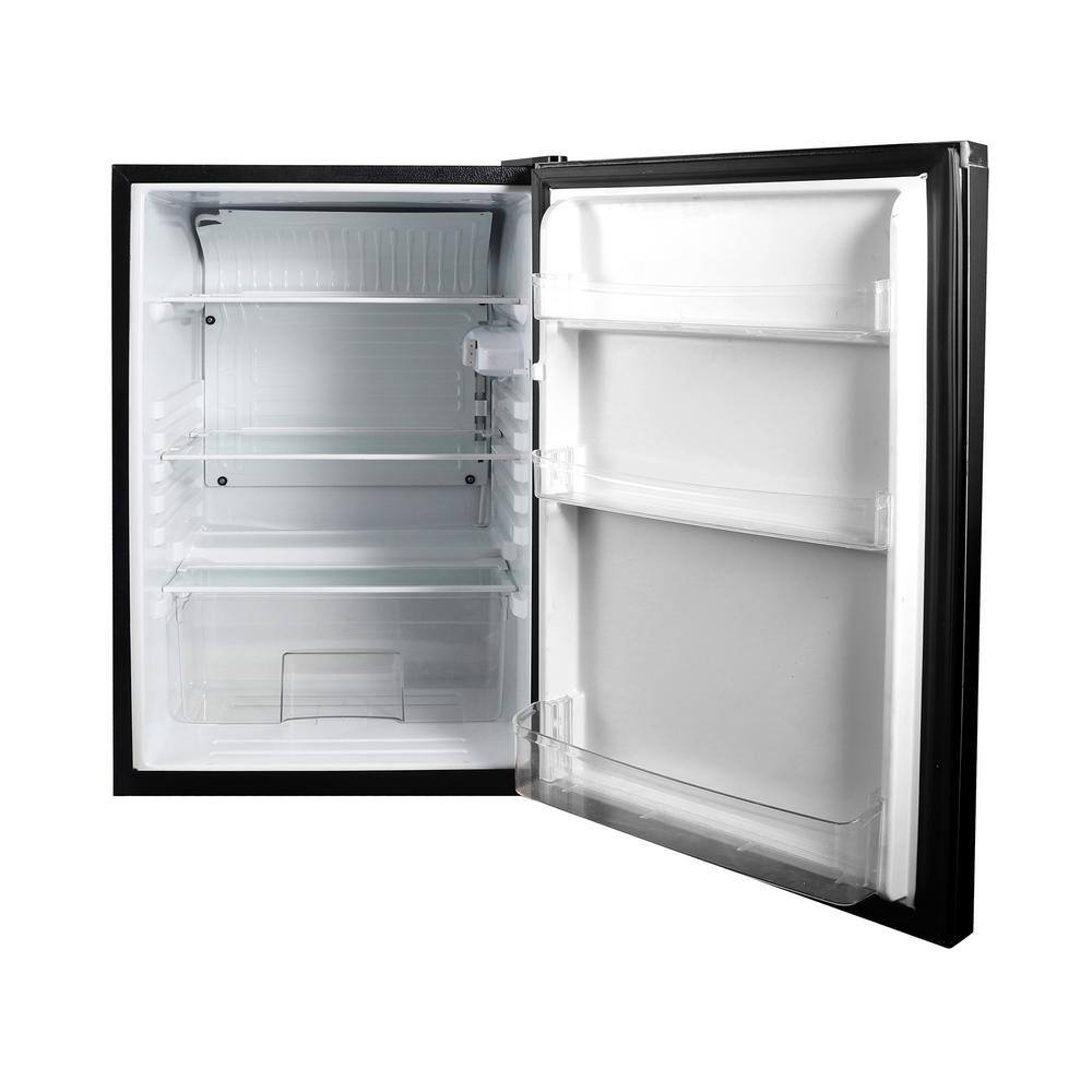 Magic Chef 4.4 cu. ft. Mini Fridge in Stainless Steel Look without Freezer HMAR45HCSE