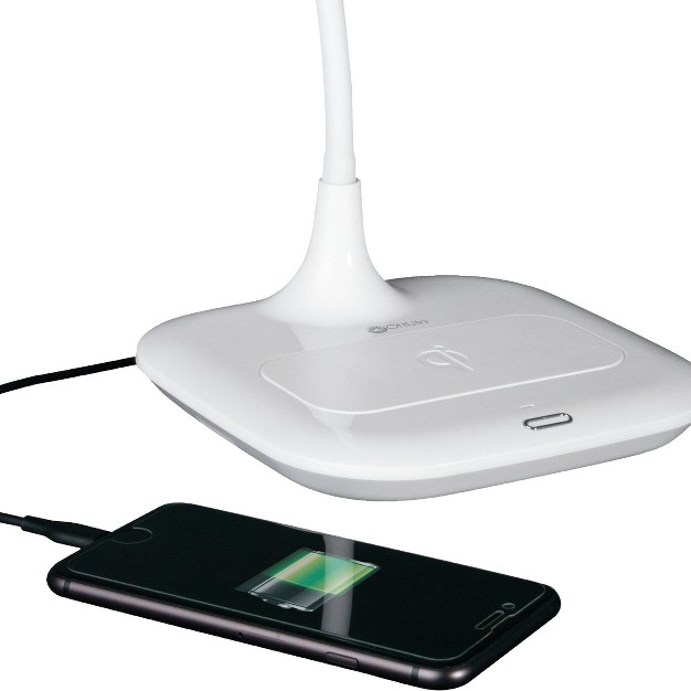 Ottlite Desk Lamp With Wireless Charging includes Led Light Bulb Prevention