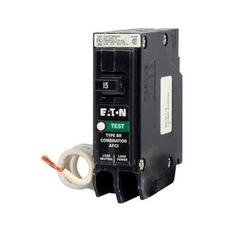 Eaton BR 15 Amp Single-Pole Combination Arc Fault Circuit Breaker BRCAF115CS