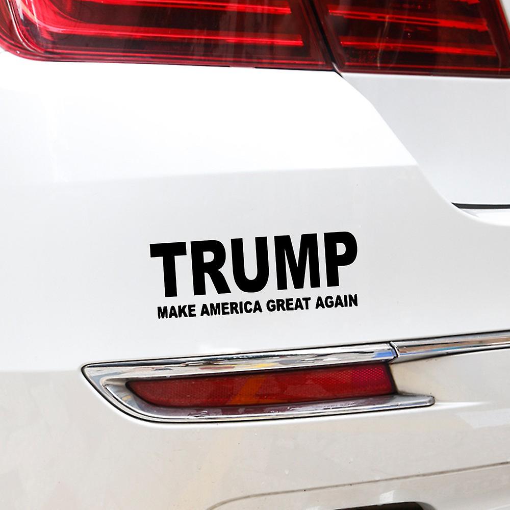 Black Bumper Sticker Decal Car Body Sticker Trump 2020 Decals - Make America Great Again For President 2020 Decal United States Presidential Election，