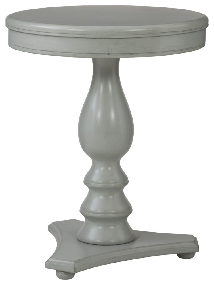 Stanton Accent Side Table  Gray   Traditional   Side Tables And End Tables   by VirVentures  Houzz