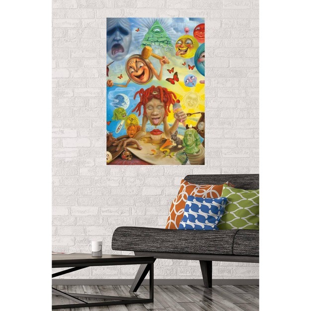 X 22 quot Trippie Redd Art Premium Poster Trends International