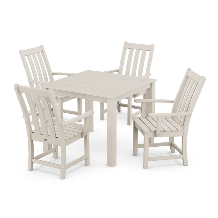 Polywood Vineyard 5-Piece Parsons Dining Set PWS2365-1