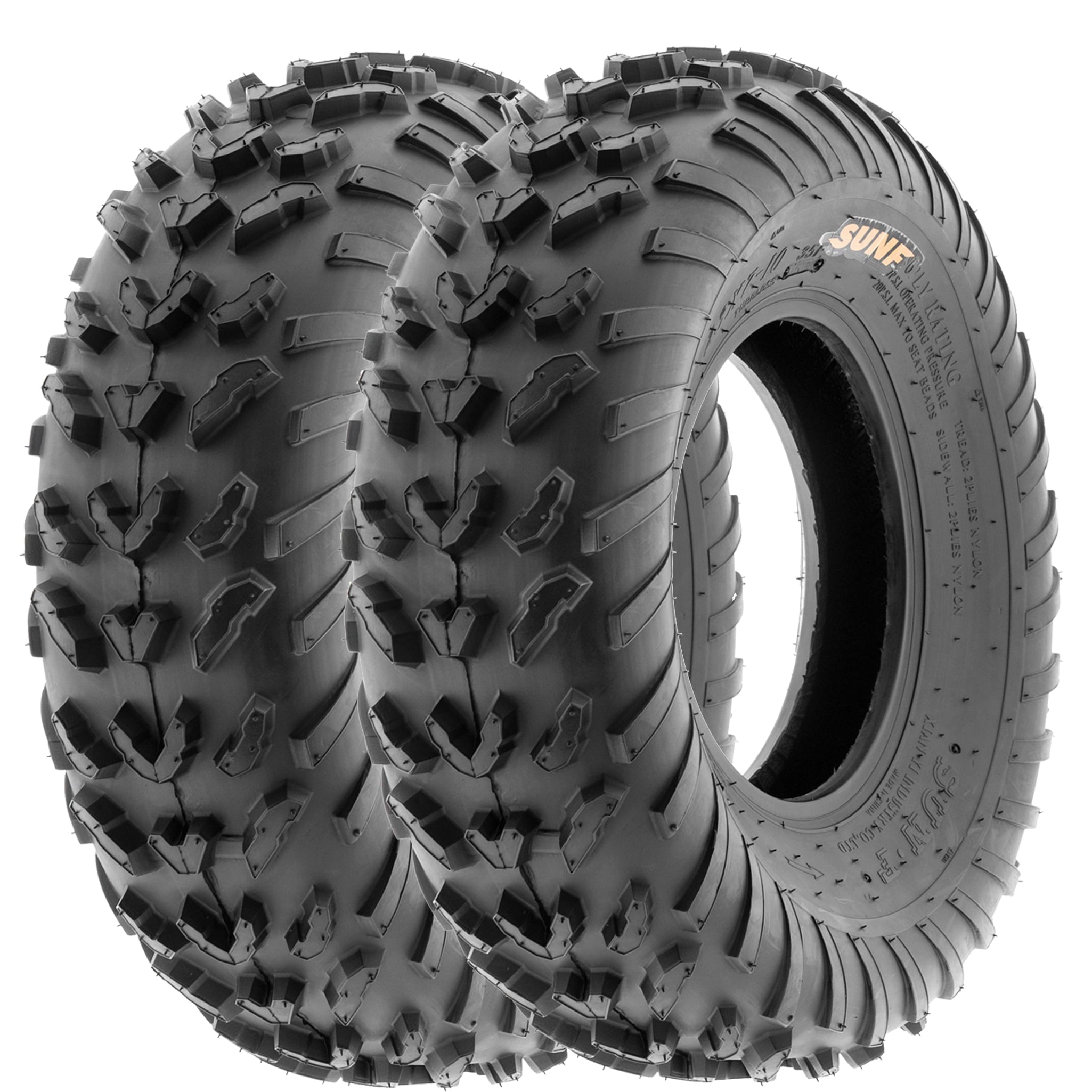 SunF All Trail ATV UTV Tires 23x7-10 6 PR A007 (Pair of 2)