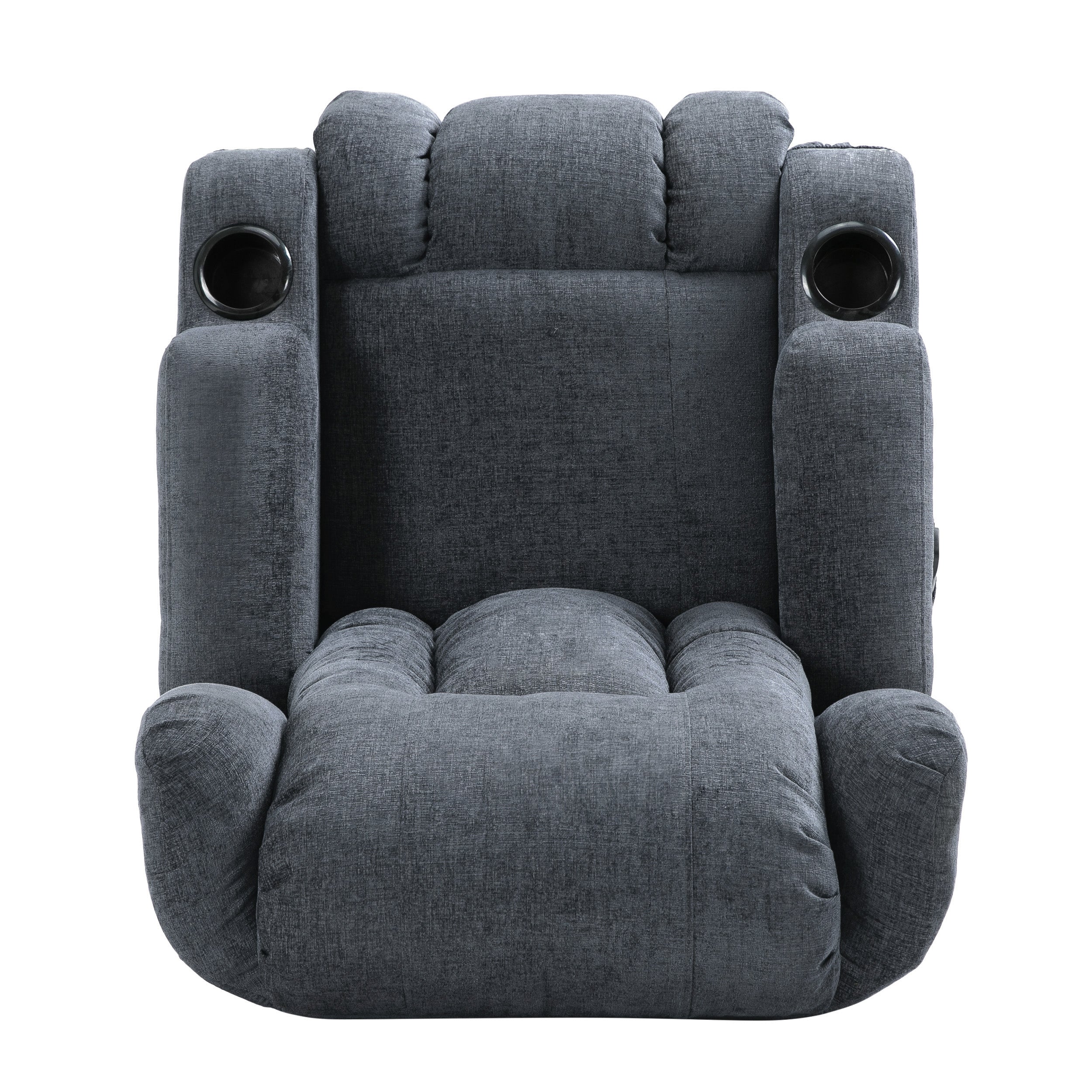 Ellerslie Contemporary Pillow Tufted Massage Recliner