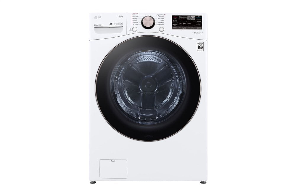 Lg WM4000HWA 4.5 Cu. Ft. Ultra Large Capacity Smart Wi-Fi Enabled Front Load Washer With Turbowash™ 360(Degree) And Built-In Intelligence