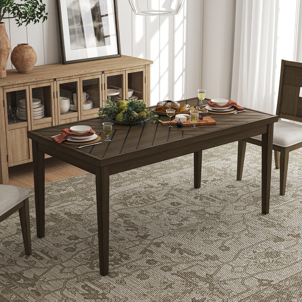 Frida Traditional Solid Wood Dining Table by HULALA HOME   N/A